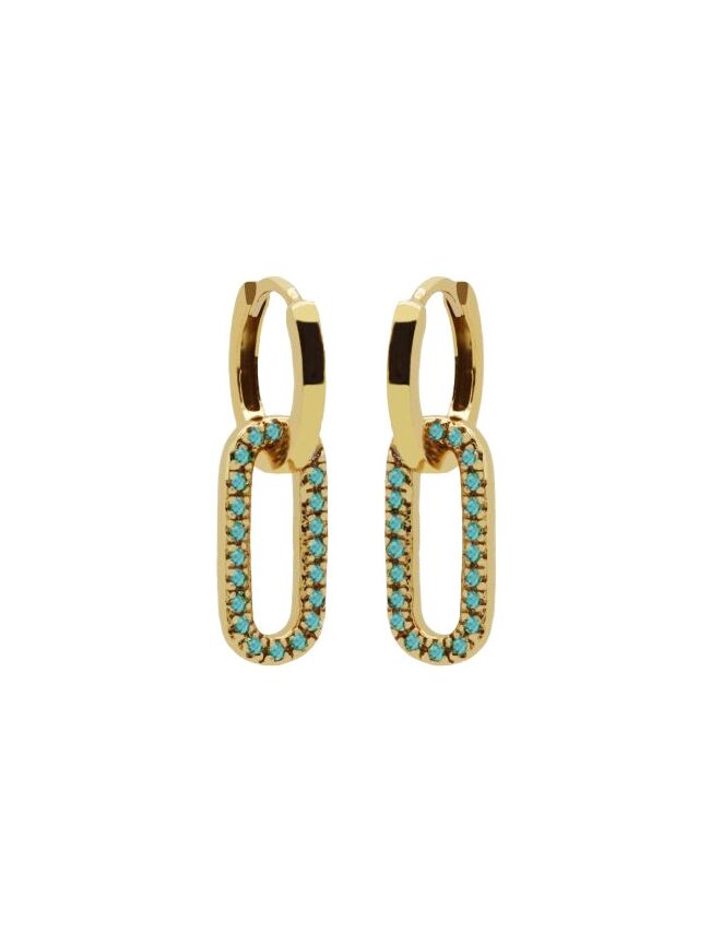 KARMA OORBEL SUMMER FLING TURQUOISE