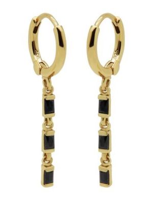 KARMA TRIPLE DANGLING BAGUETTE ZWART}