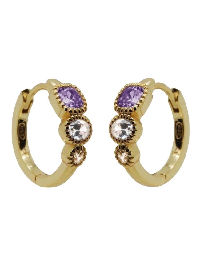 KARMA OORBEL HOLLY LAVENDEL