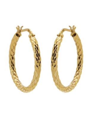 KARMA OORRING CROCO}