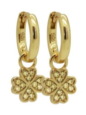 KARMA OORBELLEN LUCKY OLIJFGROEN}