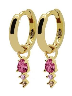 KARMA OORBEL DUO RUBY RED}