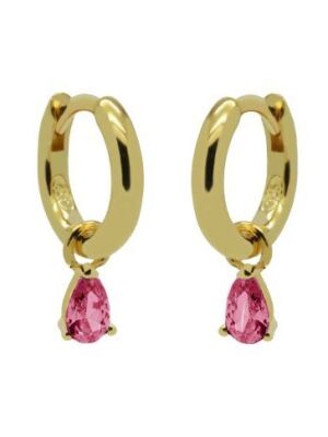 KARMA OORBEL DROP RUBY RED}